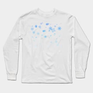 Snowflake Pattern Long Sleeve T-Shirt